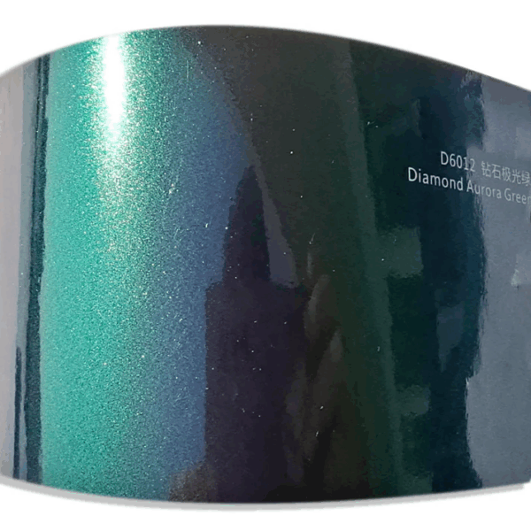 Gloss Metallic Diamond Aurora Green (PET liner)