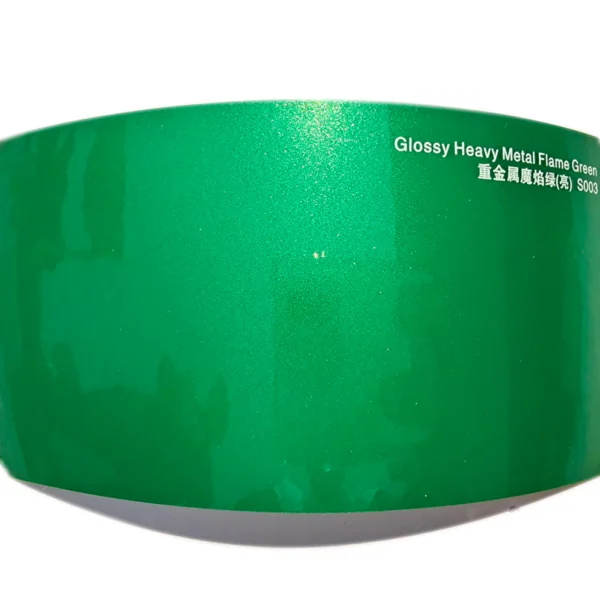 Matte Heavy Metal Flame Green Vinyl - Image 5