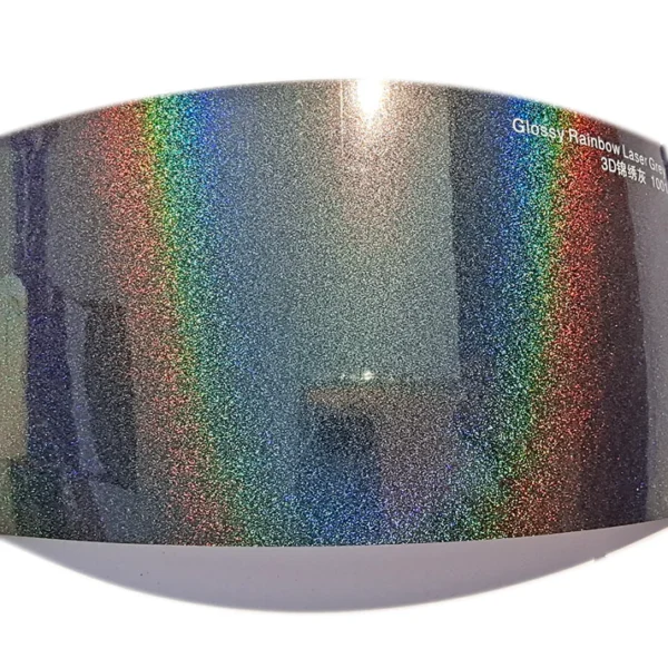 Rainbow Laser Iridescent Dark Grey - Image 5