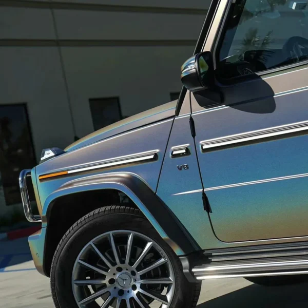 Matte Rainbow Laser Iridescent Wrap - Image 2