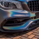 Matte Iridescent Laser Grey Vehicle Wrap