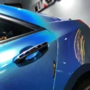 Gloss Iridescent Blue Car Wrap