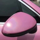 Gloss Iridescent Laser Pink Vinyl Stickers