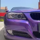 Gloss Iridescent Laser Purple Car Wrap