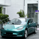Gloss Liquid Metallic Peacock Green Vinyl Wrap (PET Liner)