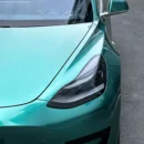 Liquid Metallic Peacock Green Car Wrap