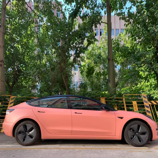 Matte Ceramic Paggy Pink Vinyl Wrap - Image 4