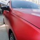 Matte Ceramic Red Car Wrap