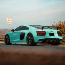 Matte Ceramic Tiffany Blue Wrap Car