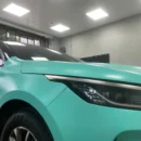 Matte Ceramic Tiffany Blue Wrap Car