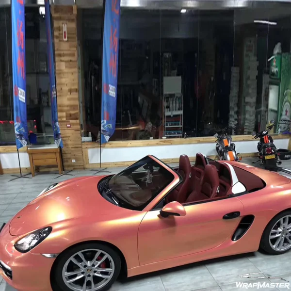 Color Shift Pink Vinyl Wrap - Image 2