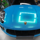 Color Shift Blue Car Wrap Magic Gold
