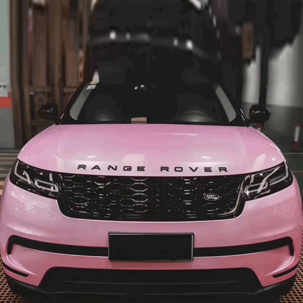 Macaron Gloss Cherry Pink Vinyl Wrap - Image 3