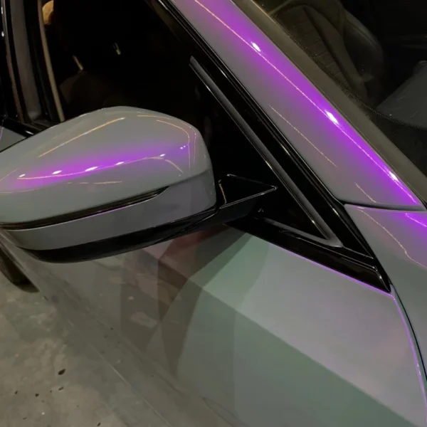 Twin Color Shift Grey Purple Wrap Metallic - Image 3