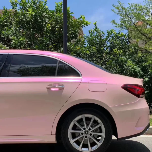 Twin Color Metallic Pink Color Shift Wrap - Image 3