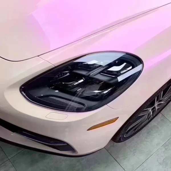 Twin Color Metallic Pink Color Shift Wrap - Image 4