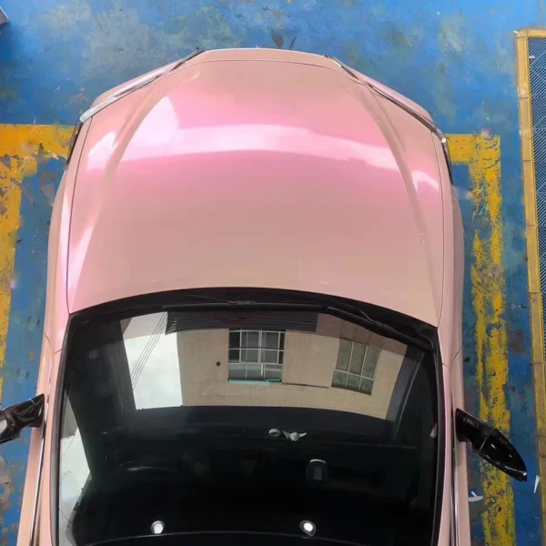 Twin Color Metallic Pink Color Shift Wrap - Image 5