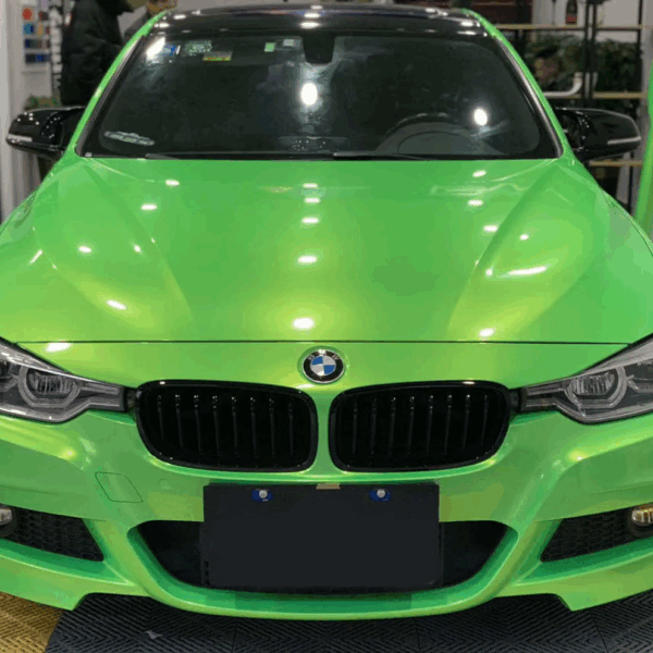 Fluorescent Gold Color Shift Vinyl Wrap - Image 5