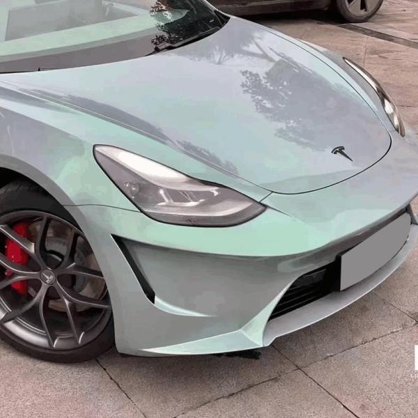 Twin Color Shift Wrap Grey Green (PET Liner) - Image 2
