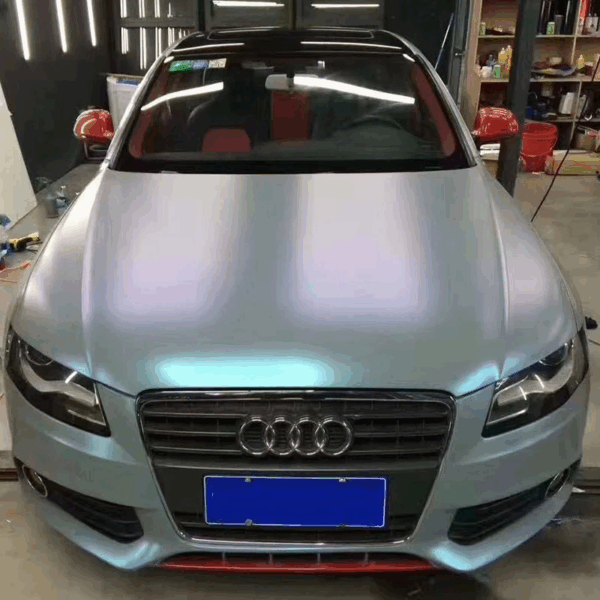 Matte Diamonds Grey to Blue Wrap - Image 2