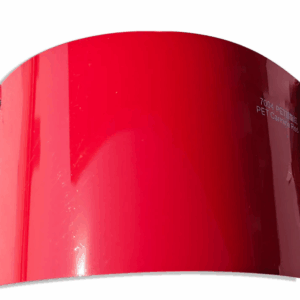Super Gloss Carmine Red Vinyl Wrap (PET Liner)
