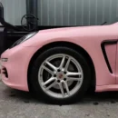 Glossy Pink Red Wrap Auto Wrappen (PET Liner)