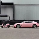 Glossy Pink Red Wrap Auto Wrappen (PET Liner)
