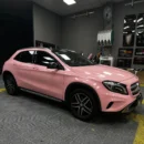 Glossy Rouge Pink Wrap Auto Wrappen (PET Liner)