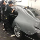 Super Gloss Cement Grey Wrap (PET Liner)