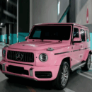 Glossy Princess Pink Wrap Auto Wrappen (PET Liner)
