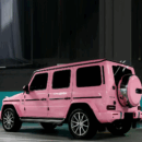 Glossy Princess Pink Wrap Auto Wrappen (PET Liner)