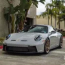 Super Gloss Porsche Metal Grey Wrap Vinyl (PET Liner)