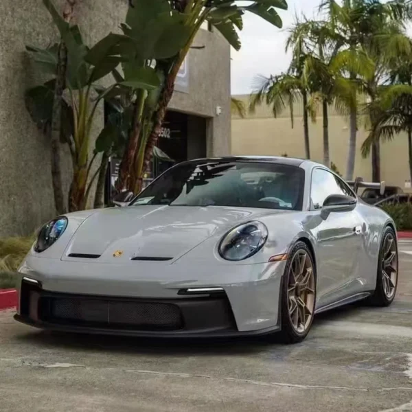 Super Gloss Porsche Metal Grey Wrap Vinyl (PET Liner) - Image 3