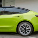 Gloss Bur Green Auto Wrap (PET Liner)