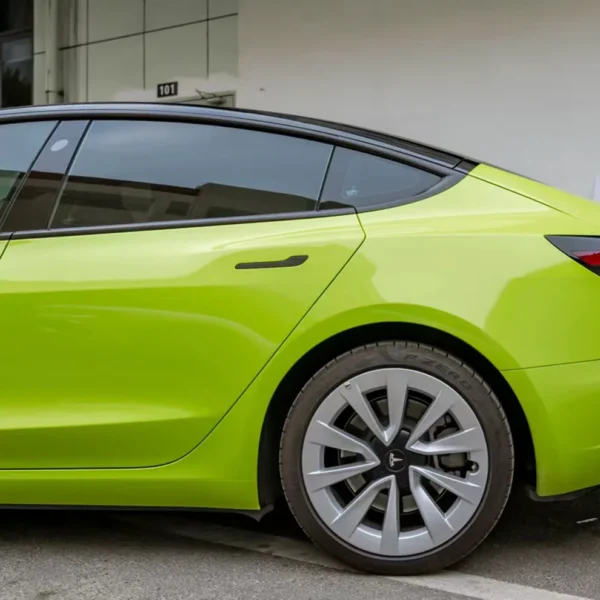 Gloss Bur Green Auto Wrap (PET Liner) - Image 4