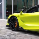 Super Gloss Acid Green Vinyl Wrap Colors (PET Liner)