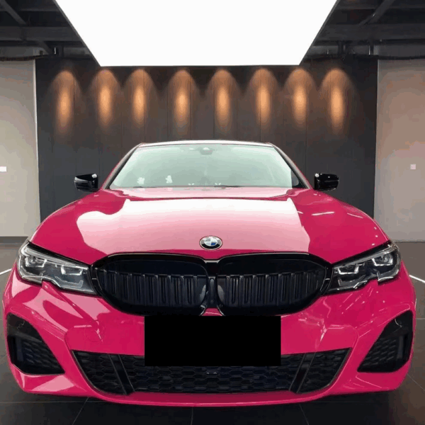 Super Gloss Carmine Red Vinyl Wrap (PET Liner) - Image 4