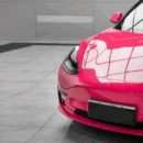 Super Gloss Carmine Red Vinyl Wrap (PET Liner)