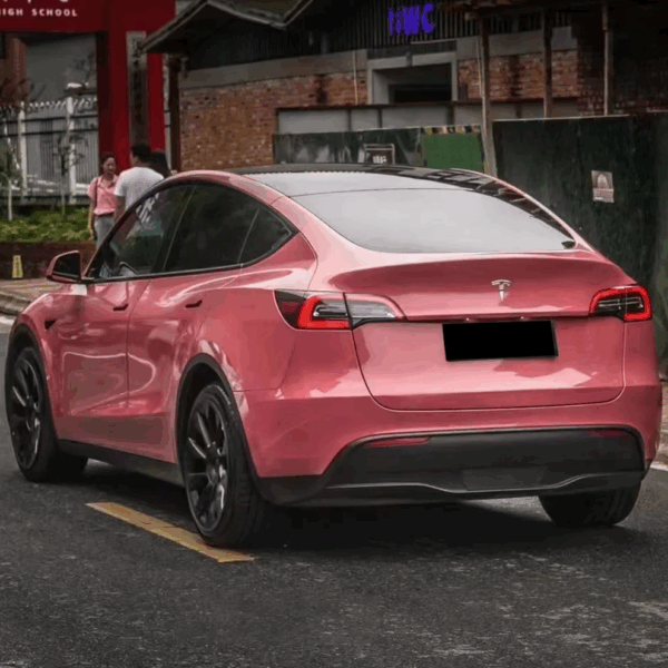 Gloss Morganite Red Car Wrap (PET Liner) - Image 4