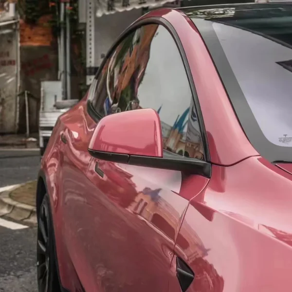 Gloss Morganite Red Car Wrap (PET Liner) - Image 3