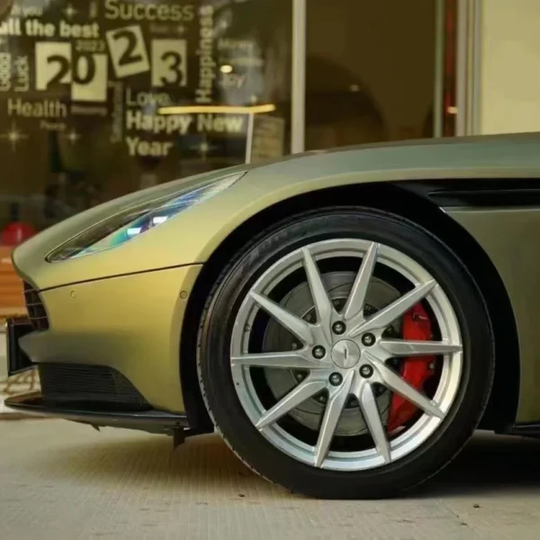 Matte Lightning Green Vinyl Wrap Supplies (PET Liner) - Image 5