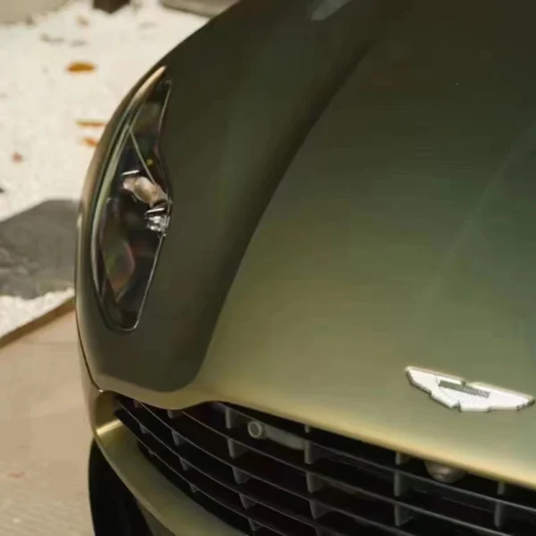 Matte Lightning Green Vinyl Wrap Supplies (PET Liner) - Image 3