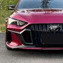 Gloss Metallic Rupee Purple Car Wrap (PET Liner)