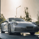 Gloss Porsche Polar Grey Car (PET Liner)