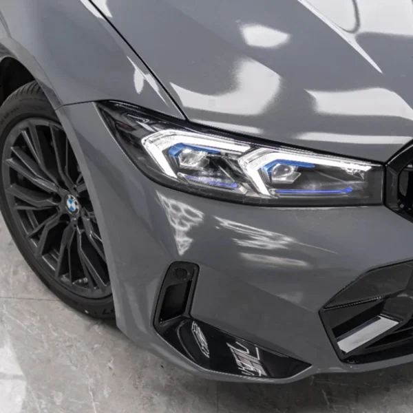 Gloss Metallic Jasper Grey Wrap (PET Liner) - Image 3