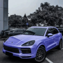 Gloss Pearl Purple Car Wrap (PET Liner)