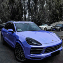 Gloss Pearl Purple Car Wrap (PET Liner)