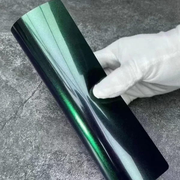 Gloss Metallic Diamond Aurora Green (PET liner) - Image 4