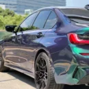 Gloss Metallic Diamond Aurora Green (PET liner)
