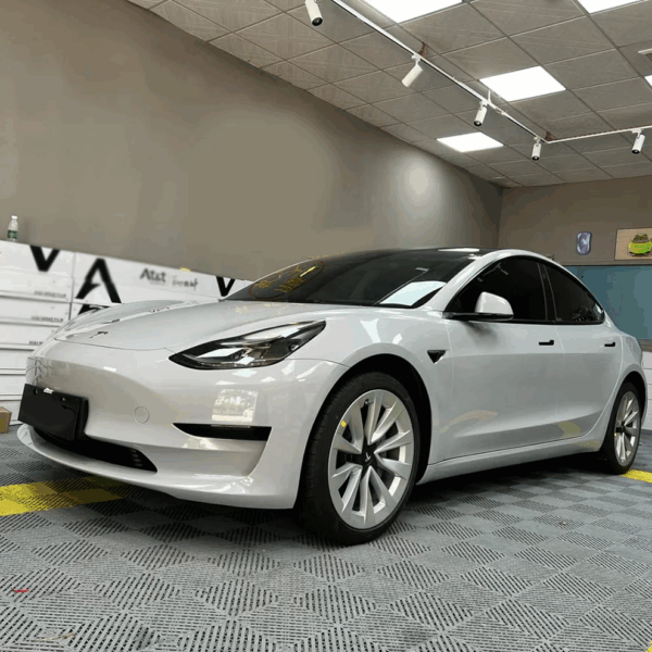 Super Gloss Dark Nardo Gray Wrap (PET Liner) - Image 4